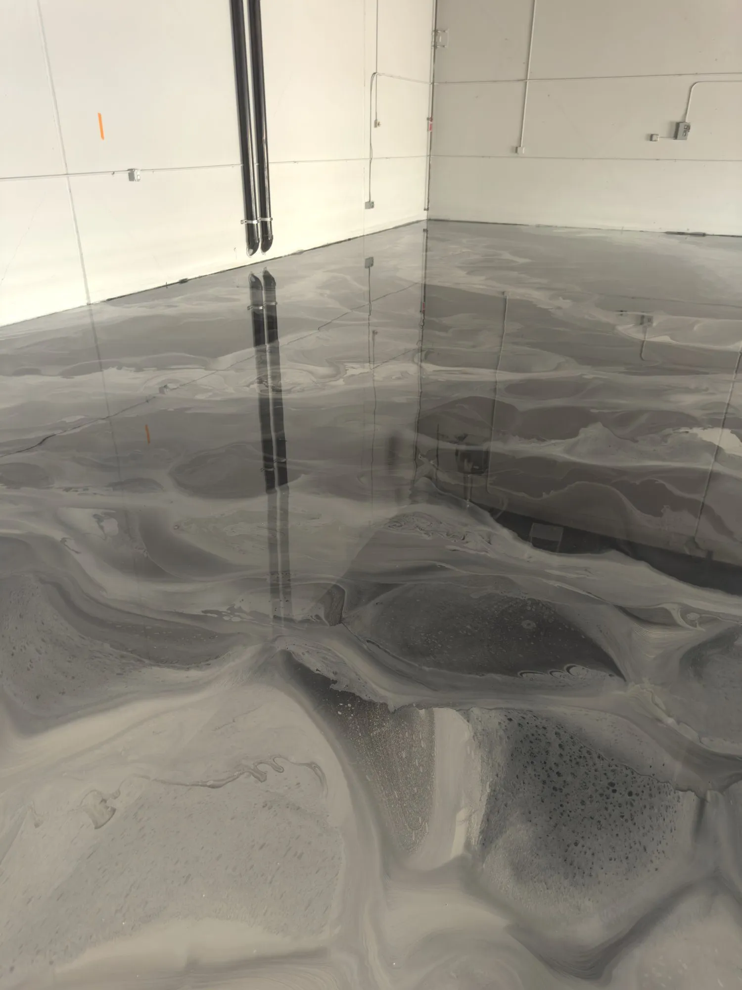 Metallic Epoxy — Commercial Silver Wide